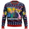 Move It Football Head Hey Arnold Ugly Christmas Sweater FRONT mockup - Hey Arnold Merch